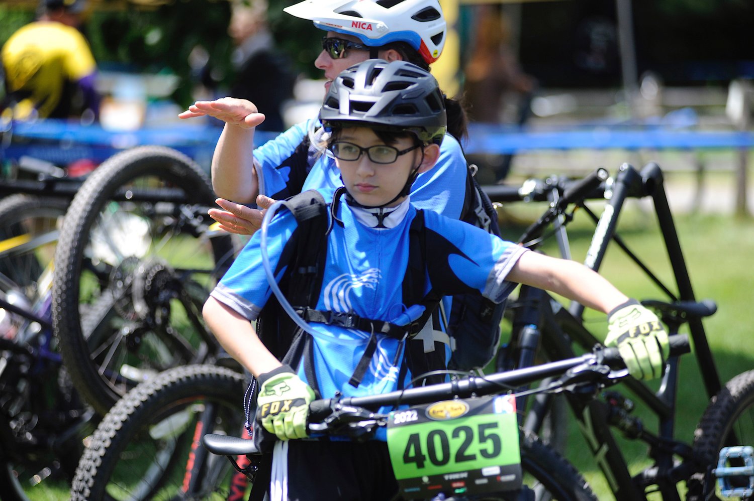 Set to ride. Phineas Laput, 11, of Eldred Central School placed 18th in the sixth grade boys’ race. He rides for the Catskills Claws Mountain Bike Team. For an online sidebar about this local composite team, visit www.riverreporter.com/sports.